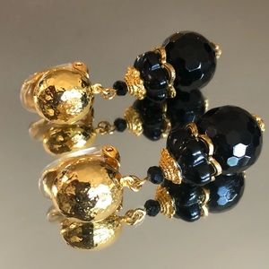 New! Barerra Black Onyx earrings